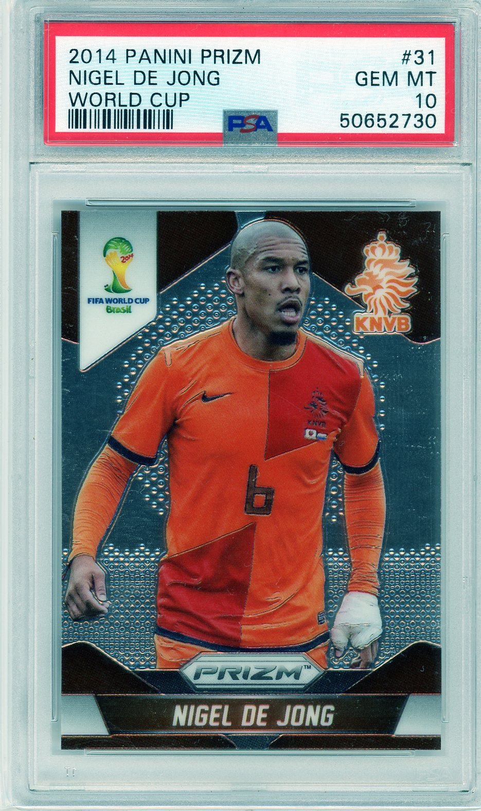 PSA 10 Nigel De Jong // 2014 Panini prizm world cup